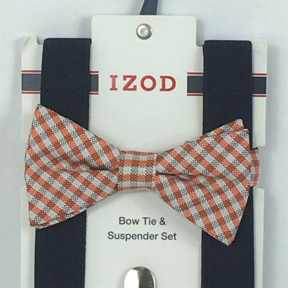 Izod Bow Tie and Suspender Set - Picture 3 of 5